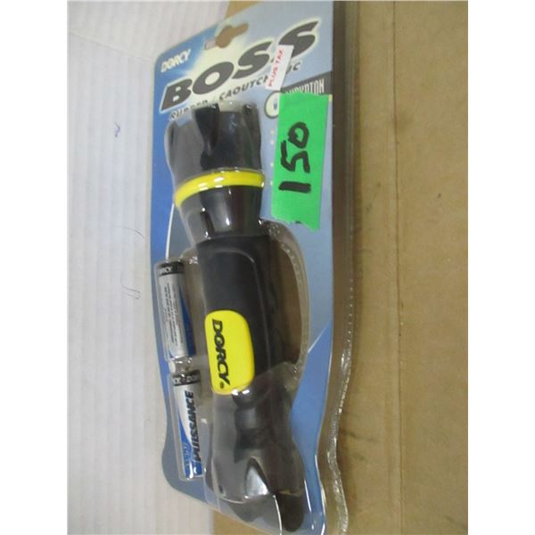 STORE CLOSE-OUT (AS IS):  BOSS FLASHLITES C/W BATTERIES