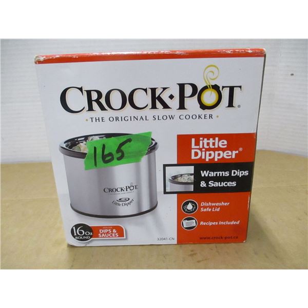 ESTATE/NEW:  16 OZ LITTLE DIPPER CROCK POT IN ORIGINAL BOX