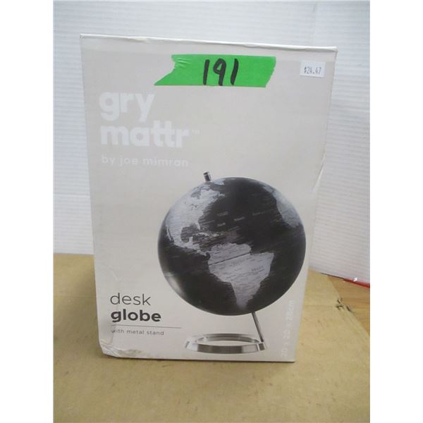 ESTATE/NEW:  DESK GLOBE IN ORIGINAL BOX