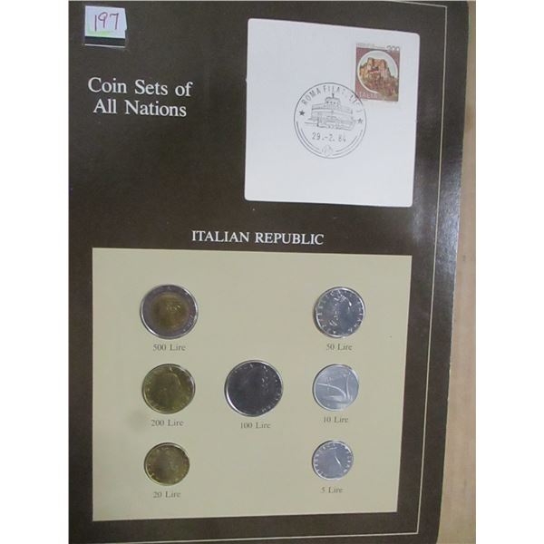 1985 ITALIAN REPUBLIC MINT SEALED COIN SET