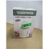 Image 1 : ESTATE:  TOASTESS 1 CUP COFFEE MAKER IN ORIGINAL BOX