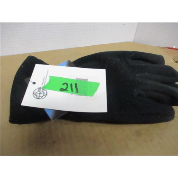 STORE CLOSE-OUT (AS IS):  BLACK DENTEX GLOVES (SIZE LARGE)