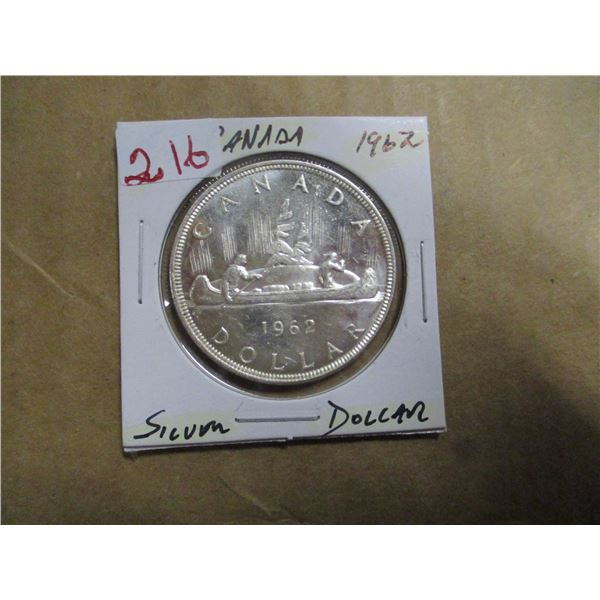 1962 CANADA SILVER DOLLAR
