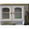 Image 1 : ESTATE:  WHITE CUPBOARD/CHINA CABINET
