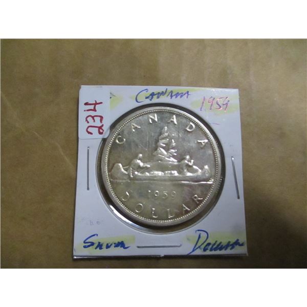 1959 CANADA SILVER DOLLAR