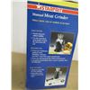 Image 2 : ESTATE:  MANUAL STARFRIT MEAT GRINDER IN ORIGINAL BOX