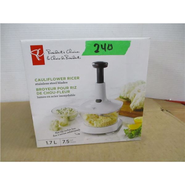 ESTATE:  CAULIFLOWER RICER IN ORIGINAL BOX