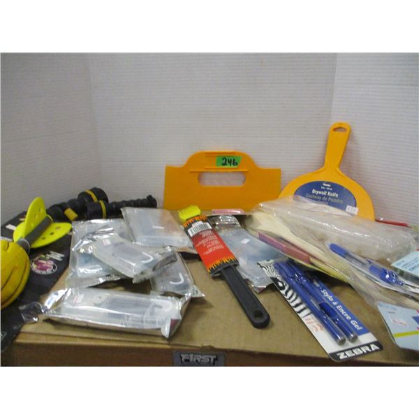 TRAY C/W ASSORTED TOOLS, ETC