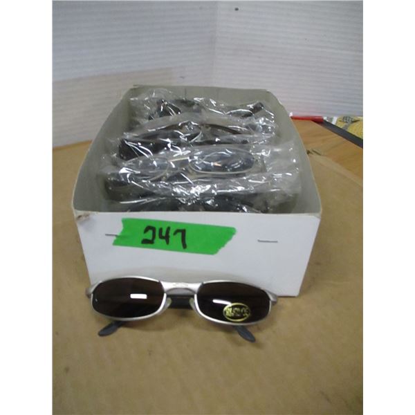 STORE CLOSE-OUT/NEW:  BOX C/W APPROX. 12 PAIR OF SUNGLASSES