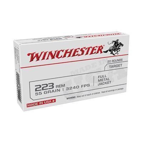 WIN USA TRGT 223REM 55GR FMJ - 180 Rounds