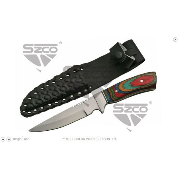 7" MULTICOLOR WILD DEER HUNTER
