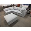 Image 1 : Grey Sectional w/ Ottoman