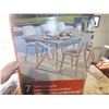 Image 3 : 7pc Patio Table w/ Cover