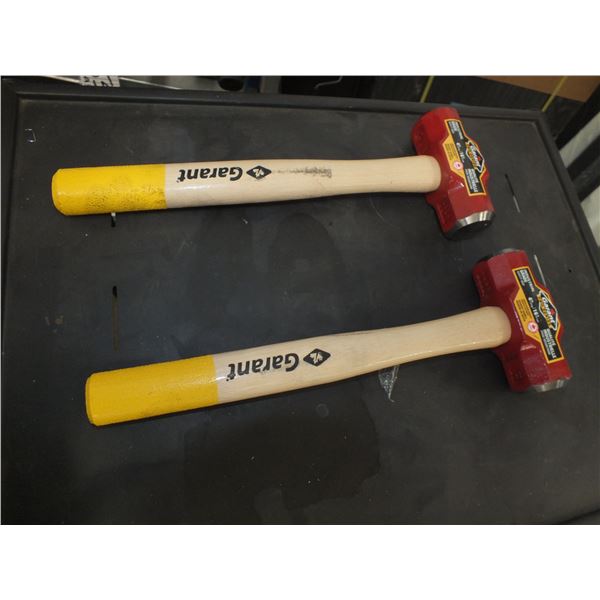 2 4lbs Wooden Handle Sledge Hammers