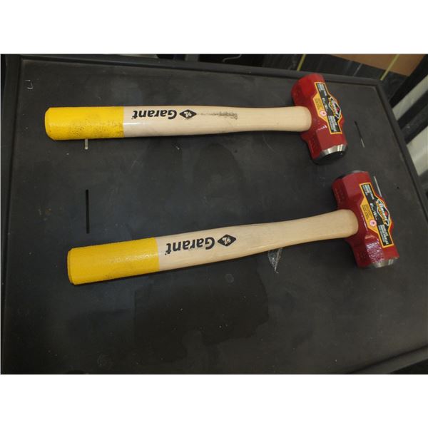 2 4lbs Wooden Handle Sledge Hammers