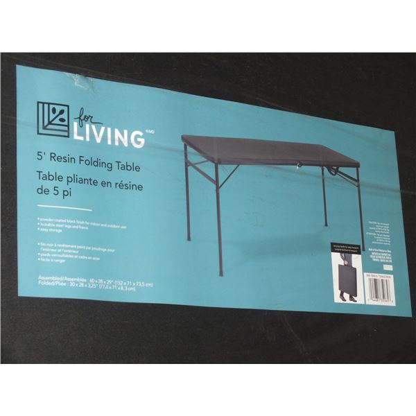 5ft Folding Table