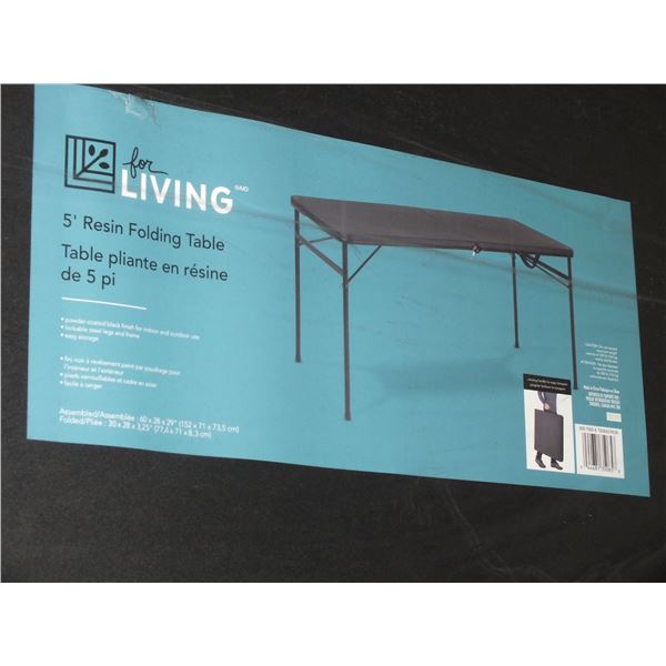 5ft Folding Table