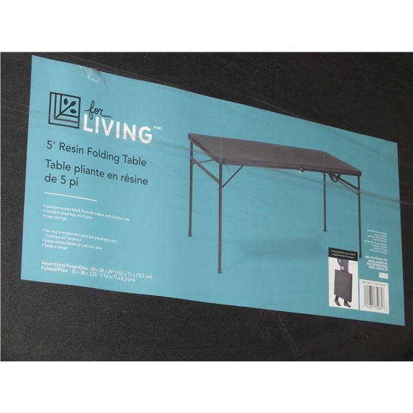 5ft Folding Table