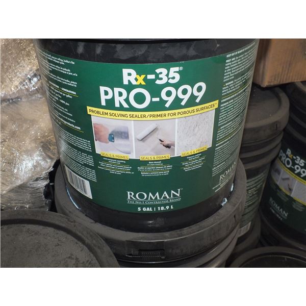 2..5 gal Pails Of RX-35 Pro-999 Problem Solving Sealer