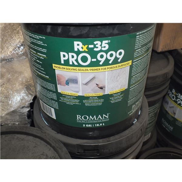 2..5 gal Pails Of RX-35 Pro-999 Problem Solving Sealer