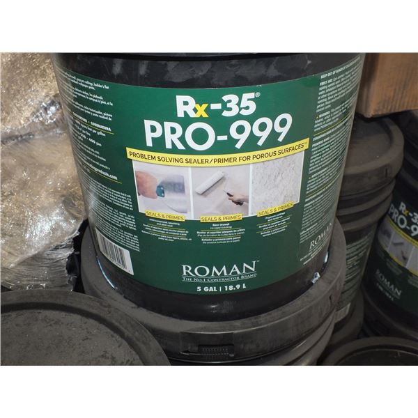 2..5 gal Pails Of RX-35 Pro-999 Problem Solving Sealer