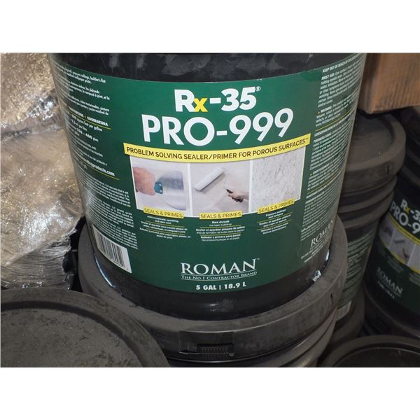 2..5 gal Pails Of RX-35 Pro-999 Problem Solving Sealer