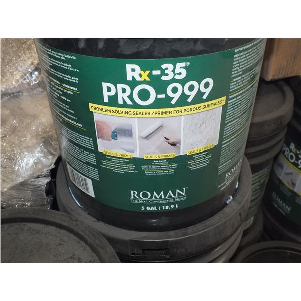 2..5 gal Pails Of RX-35 Pro-999 Problem Solving Sealer