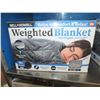 Image 1 : Bell & Howell 15lb Weighted King Sized Blanket