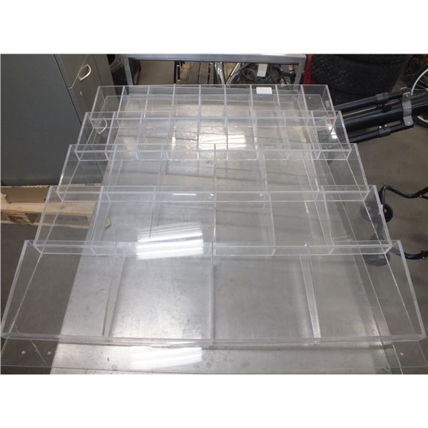 34 Slot Plastic Pamphlet Holder