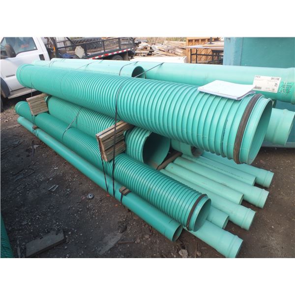 15 Green PVC Pipe