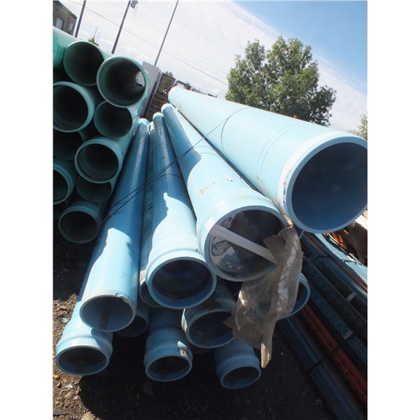 15 Blue PVC Pipe