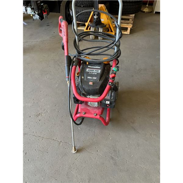 Homelite Gas Powered Pressure Washer