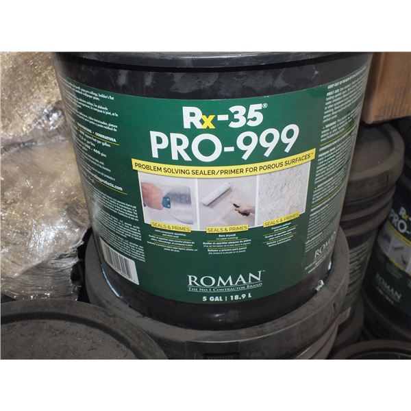 2..5 gal Pails Of RX-35 Pro-999 Problem Solving Sealer