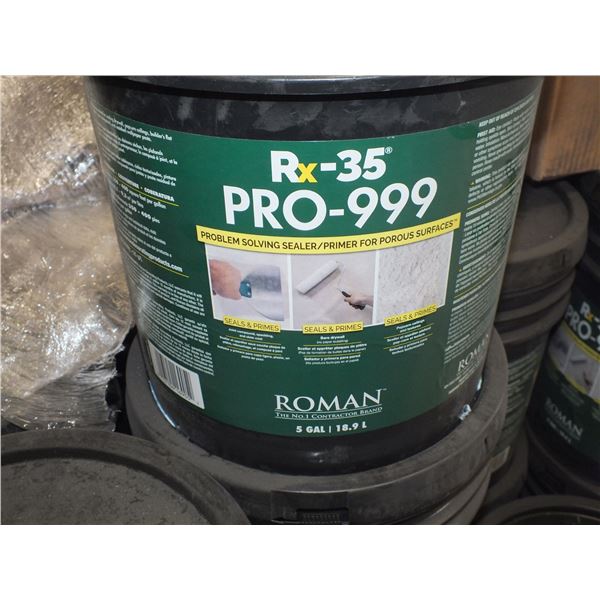 2..5 gal Pails Of RX-35 Pro-999 Problem Solving Sealer