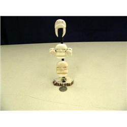 8" ivory and baleen dance masks by Mark Seeagana #758F (2)