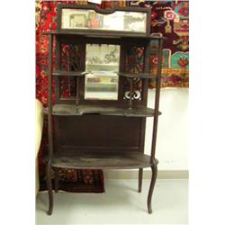 American mahogany display cabinet circa 1880 (243)