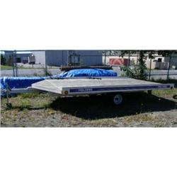 2002 Polaris 12'2" 4 wheeler or snow machine trailer - room for 4 - 4 wheelers (5)
