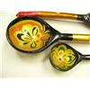 Image 2 : Lot of 3 Russian lacquer spoons (2)