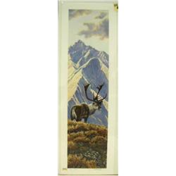 CHOICE on 4 prints by Jody Thompson with caribou and Mt.. McKinley (700)