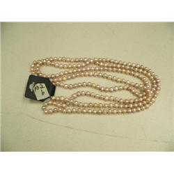 CHOICE on 2: 64" strand of fresh water pearls (2)