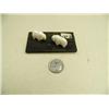 Image 2 : CHOICE on 4 ivory musk ox mounted on baleen  by Robert Kokuluk (2)