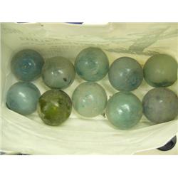 CHOICE on 3 lots of 10 glass floats (2)
