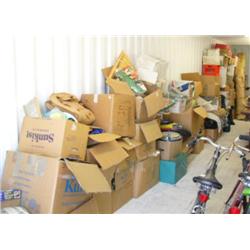 Huge lot of estate items: misc. household items, holiday decorations, kitchen items, shoes, planters