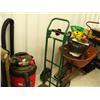 Image 2 : Shop vac, 2 wheeled hand truck, wheelbarrow and fertilizer spreader (241)