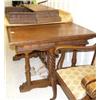 Image 1 : American black walnut table with 4 leaves (241)