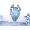 Image 1 : 43" cast iron urn with 2 children looking inside (1)