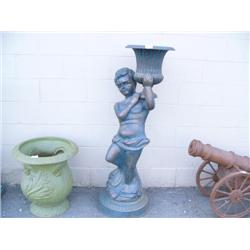 52" cast iron boy with urn on shoulder (1)
