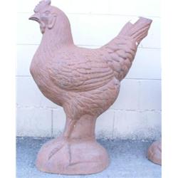 CHOICE on 2: 36" cast iron hen (1)