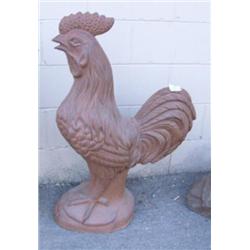 CHOICE on 2: 36" cast iron rooster (1)