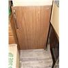 Image 2 : Small brown fridge, white cabinet, filing cabinet (241)